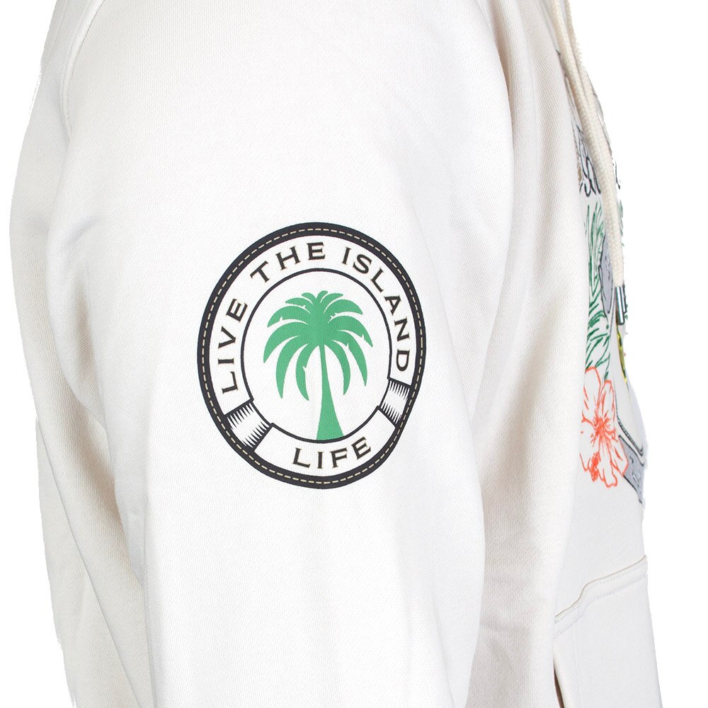 Interlocking UO, Tommy Bahama, White, Hoodie, Cotton Blend, Men, Big League, Pullover, Sweatshirt, 924665